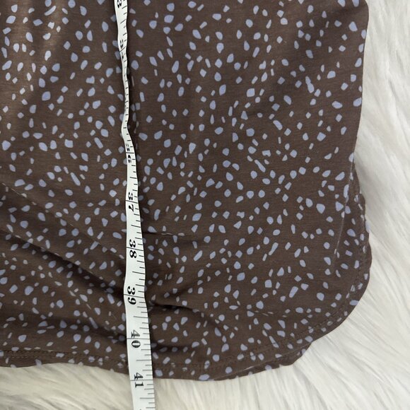 Prana womens XS brown geo pattern strappy hiking dress built in bra - Picture 6 of 13